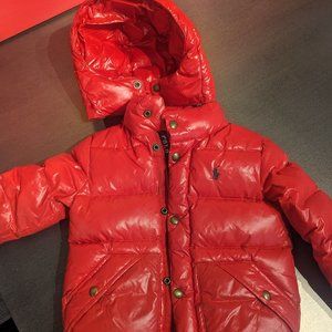 Polo by Ralph Lauren Bright Red Kids Puffer Jacket